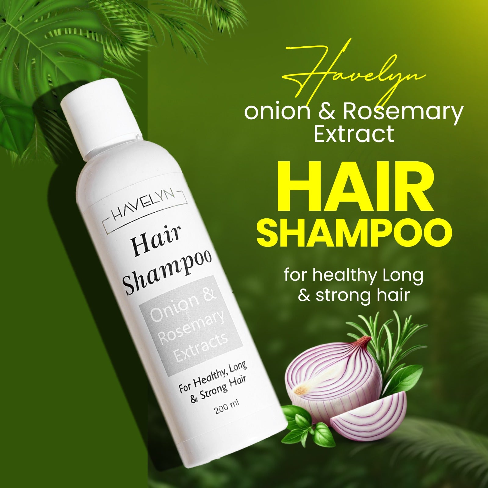 Onion & Rosemary Hair Shampoo