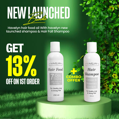Hair oil + Shampoo